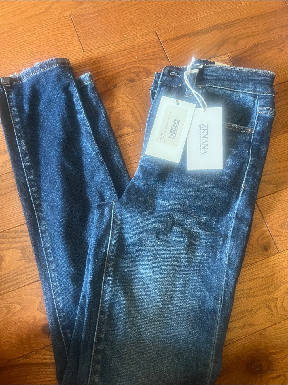 Zenana Outfitters Women’s Dark Indigo Slim Jeans